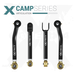 Jeep Wrangler TJ 97-06 LJ 04-06 4pc Camp Series Front Adjustable Control Arm Kit