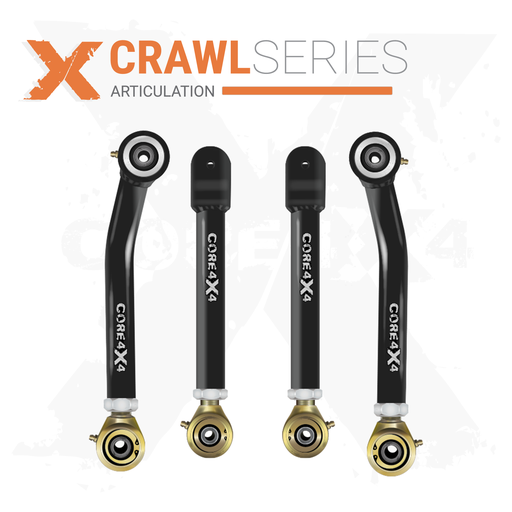 [CRL-J-TJLJ-FS4] Jeep Wrangler TJ 97-06 LJ 04-06 4pc Crawl Series Front Adjustable Control Arm Kit