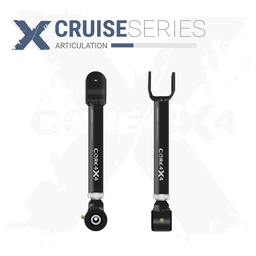 Jeep Wrangler TJ 97-06 LJ 04-06 2pc Cruise Series Front Upper Adjustable Control Arms