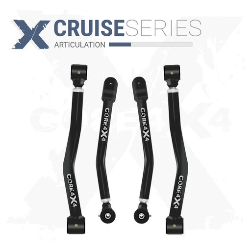[CRS-J-JL-FS4] Jeep Wrangler JL / JLU 18+ 4pc Cruise Series Front Adjustable Control Arm Kit