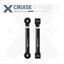 Jeep Wrangler TJ 97-06 LJ 04-06 2pc Cruise Series Rear Upper Adjustable Control Arms