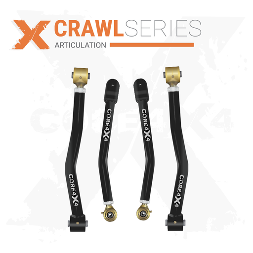 [CRL-J-JL-FS4] Jeep Wrangler JL / JLU 18+ 4pc Crawl Series Front Adjustable Control Arm Kit