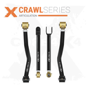 4pc Crawl Series Front Adjustable Control Arm Kit