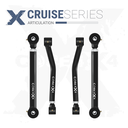 4pc Cruise Series Rear Adjustable Control Arm Kit