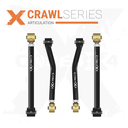 4pc Crawl Series Rear Adjustable Control Arm Kit
