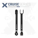 2pc Cruise Series Front Upper Adjustable Control Arms