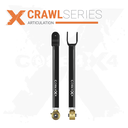Jeep Wrangler JK / JKU 07-18 2pc Crawl Series Front Upper Adjustable Control Arms