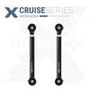 Jeep Wrangler JK / JKU 07-18 2pc Cruise Series Rear Lower Adjustable Control Arms