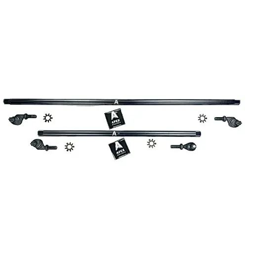 [KIT145-YesFlip] Apex Chassis Heavy Duty Jeep Wrangler JK - 1 Ton Steering Kit - Steel