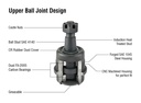 Heavy Duty Ball Joint Kit (upper is Knurled) 