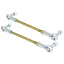 RockJock Adjustable Sway Bar End Link Kit, (8 1/2 in. Long Rods w/ Heims and Jam Nuts, pair)