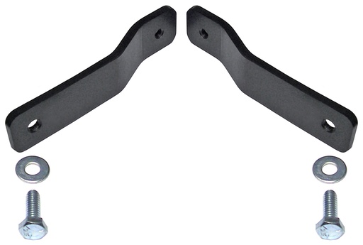 [CE-9807RBLBK] RockJock Brake Line Relocation Bracket Kit, JK Rear