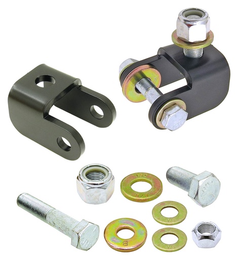 [CE-9807FSRK] RockJock Shock Mount Relocation Kit, JK Front Upper, Incl. Hardware, Pair