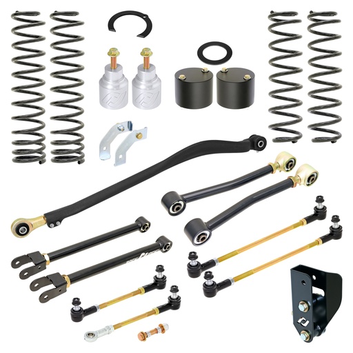 [RJ-JLD000-101] RockJock Sport Edition Johnny Joint Suspension System for JL Wrangler w/ Diesel engine, 3.5 in. lift