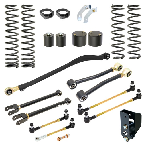 [RJ-JLG000-101] RockJock Sport Edition Johnny Joint Suspension System for JL Wrangler w/ Gas V-6, 3.5 in. lift