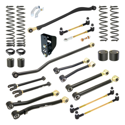 [RJ-JLG001-101] RockJock Pro Edition Johnny Joint Suspension System for JL Wrangler w/ Gas V-6, 3.5 in. lift
