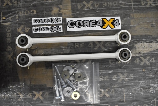 [CRL-JK/JL-REL2-WHITE-OVER-+2.5-31] JK/JKU/JL/JLU Crawl Series Rear End Links For 2.5" Lift *Overstock