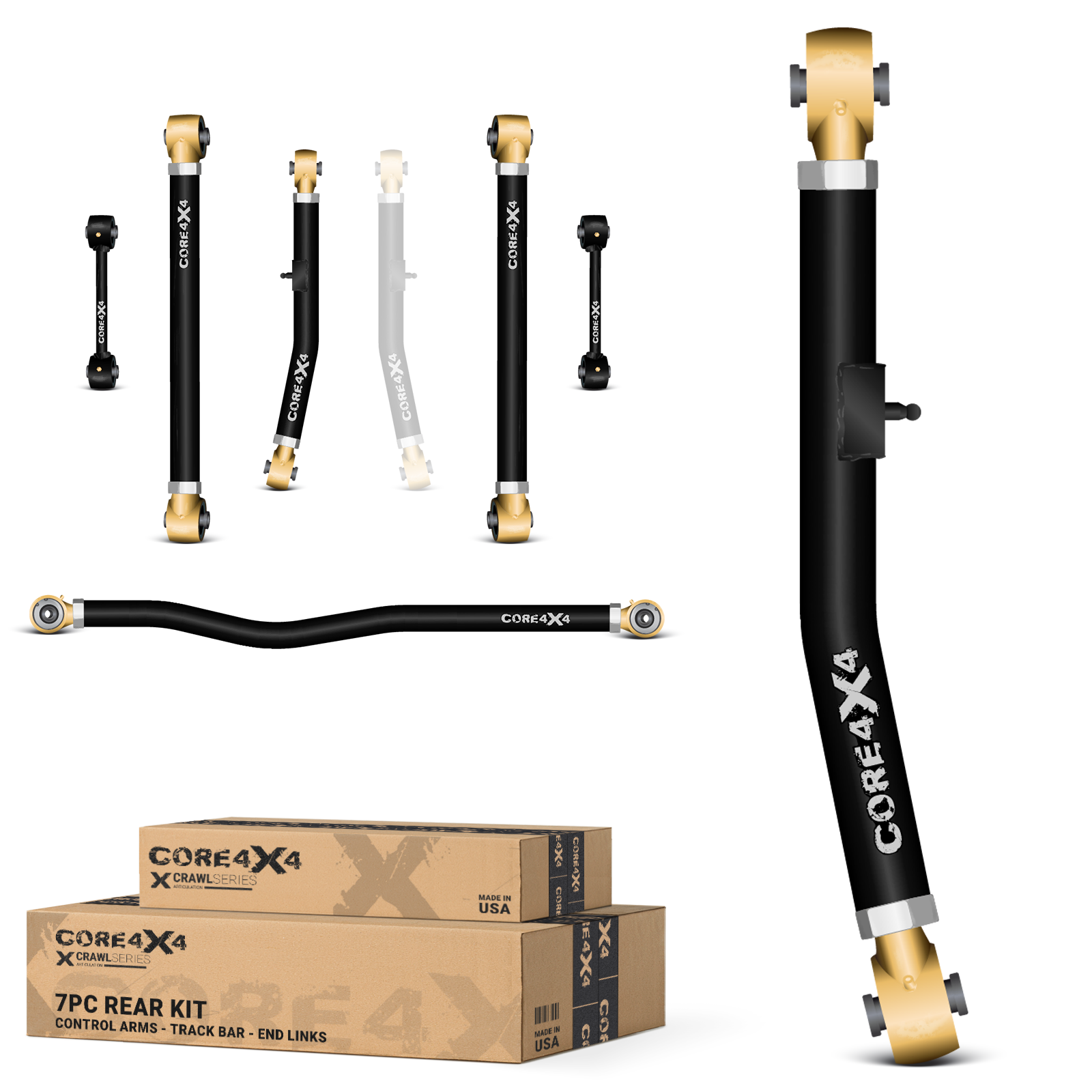 Chevy Tahoe 00-06 Crawl Series 7pc Full Rear Suspension Kit